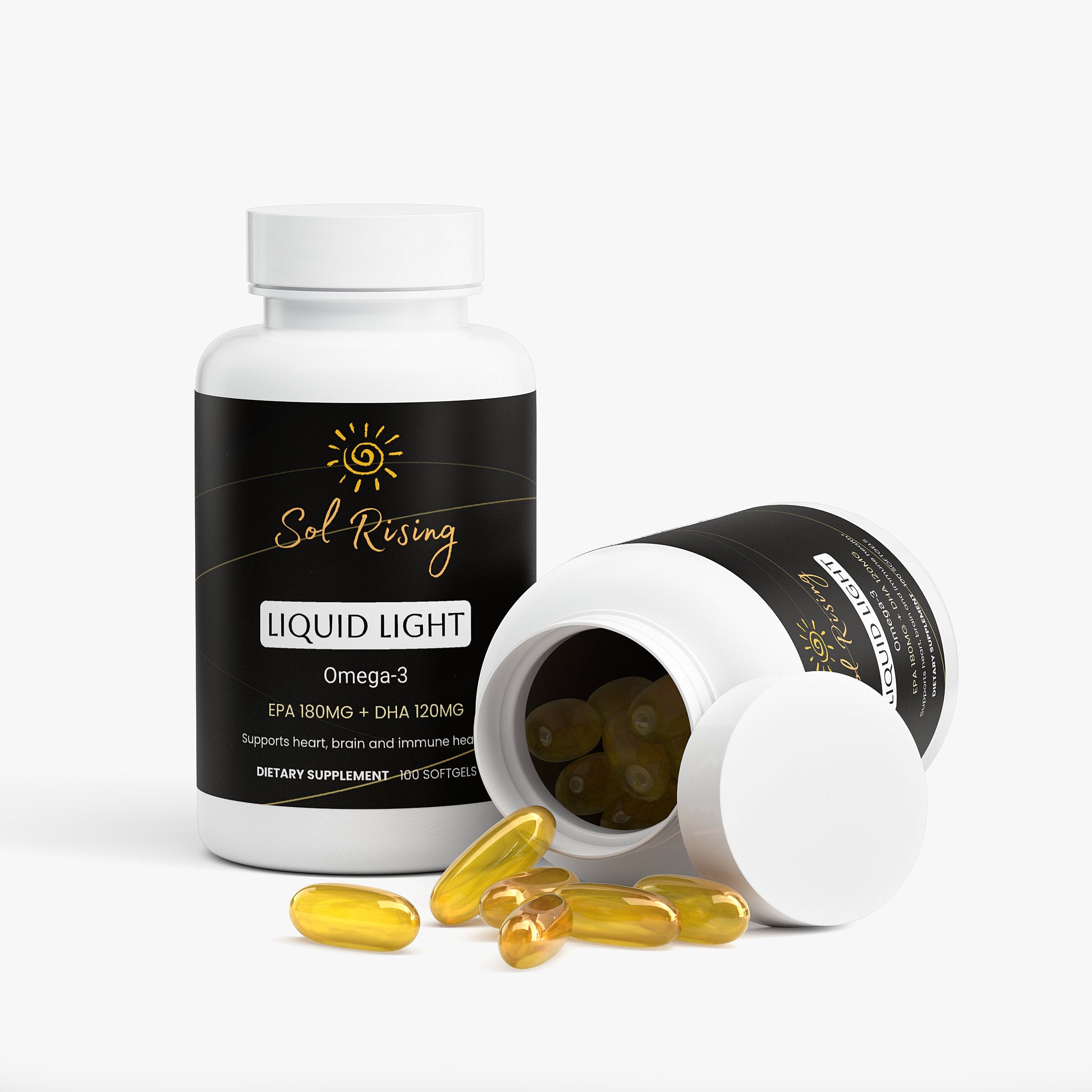 Liquid Light Omega-3 EPA 180mg + DHA 120mg