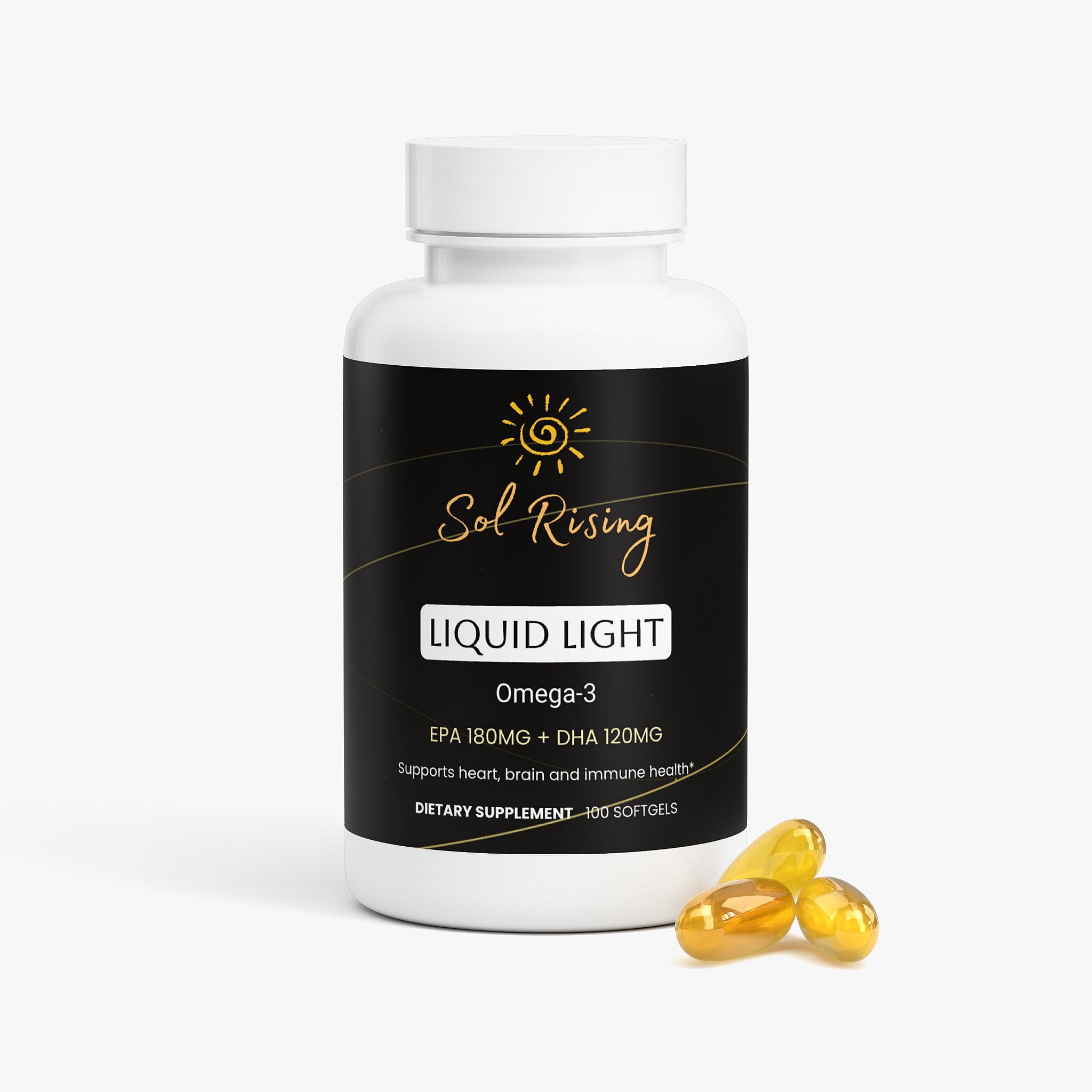 Liquid Light Omega-3 EPA 180mg + DHA 120mg