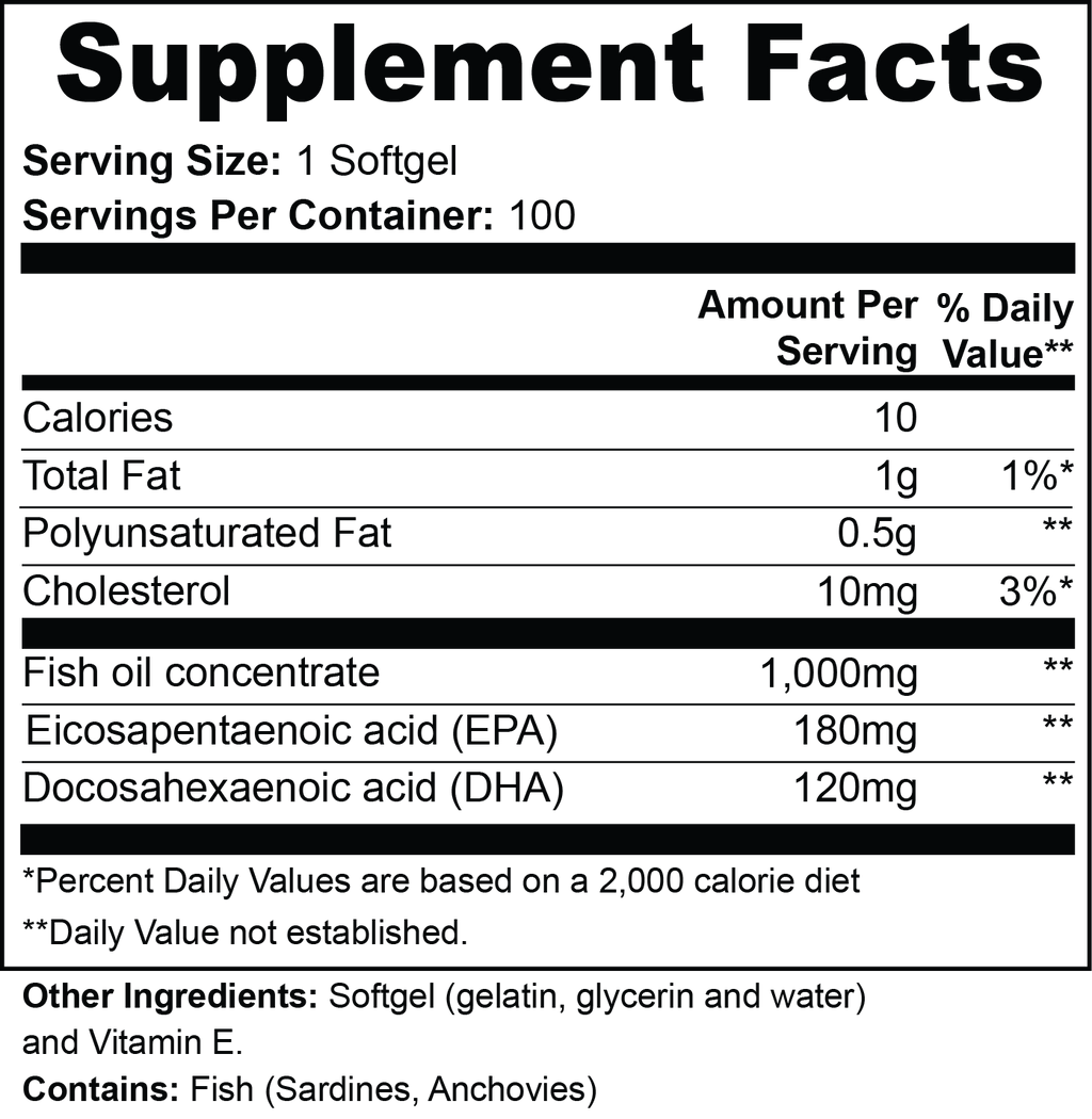 Liquid Light Omega-3 EPA 180mg + DHA 120mg